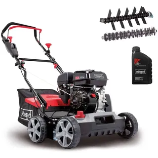Scheppach Benzin Vertikutierer SC50Vario inkl. Motoröl - 5,5 PS / 212 cm3 Motorleistung | 40cm Arbeitsbreite | Tiefe -15 bis +5 mm | Vario-Antrieb