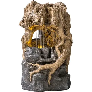 Livarno Home Zimmerbrunnen mit Beleuchtung Steine