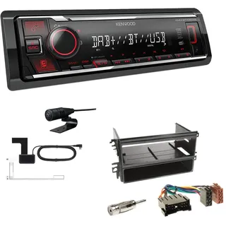 Kenwood KMM-BT408DAB Autoradio Bluetooth für Hyundai Sante Fe 2001-2004 schwarz