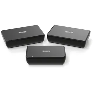 Kabellose Lautsprecher Verbindung Marmitek Speaker Anywhere 750 - Deckenlautsprecher & HiFi ohne Kabel - 50 W Verstärker, CD-Qualität, Multiroom, Mono Mode - Funk Audio Set