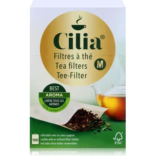 CILIA® Teefilter 100Stk. Grösse M mit/ohne Halter verwendbar