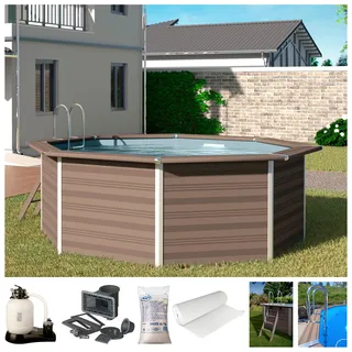 Rundbecken 410 x 124 cm