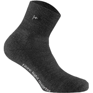 Rohner Fibre Light Quarter Sneakersocken 1er Pack Anthrazit 42-44