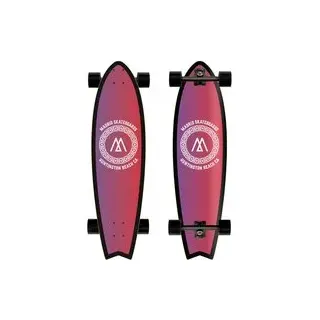 Madrid Gun 36 Longboard Top Mount Gradient - rot