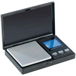Rosenstein & Söhne Miniwaage: Digitale Taschen-Feinwaage bis 300 g, Teilung 0,1 g (Grammwage, Feinwaage Milligramm, Goldschmuck)