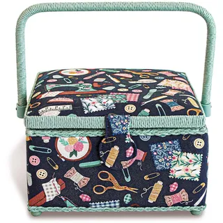 Prym 612063 Nähkorb M Needle & Thread, Marine