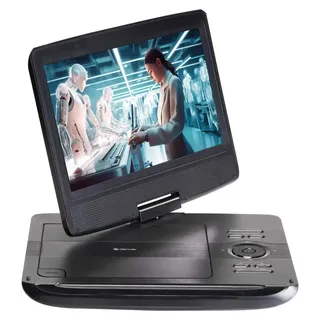 Denver MT-1097 Tragbarer DVD-Player 10 Zoll EEK: C (A | inkl. Fernbedienung - Schwarz