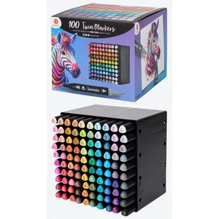 Spectrum Marker Decotime Twinmarker 100 Stück in Box, (100-tlg)