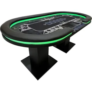 Home Deluxe LED Pokertisch FLUSH
