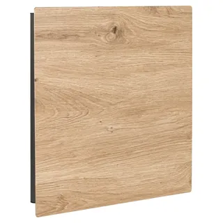 Haku-Möbel Schlüsselkasten Schwarz - Eiche Dekor - mit 9 Haken