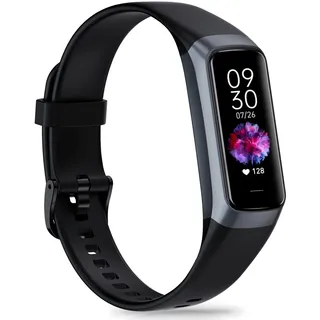 Fitness Tracker, Aktivitätstracker mit 24H Herzfrequenz, Blutdruck Monitor, 1,10" Screen Fitnessuhr Smartwatch Herren Damen, Schlaf Schrittzähler Uhr Sportuhr für iOS Android