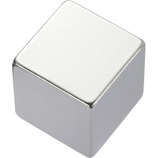 CONRAD COMPONENTS 505949 Permanent-Magnet Würfel (L x B x H) 10 x 10 x 10 mm N45 1.33 - 1.37 T Grenztemperatur (max.):