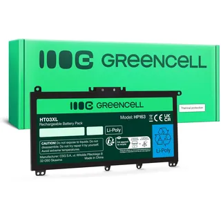 Green Cell Notebook-Akku HT03XL 3400 mAh HP