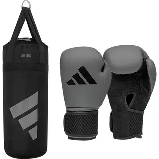 adidas Performance Boxsack (Set, 2-tlg) grau|schwarz