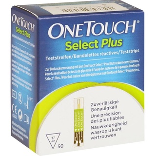 ONETOUCH Select Plus Blutzucker Teststreifen 50 St.