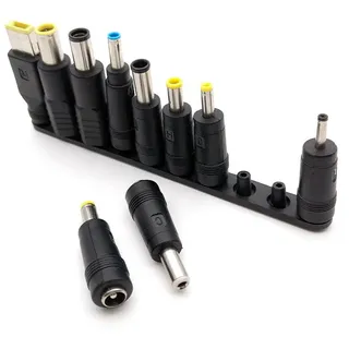 N//B 10 Stück Barrel Jack Adapter, 5,5 x 2,1 mm Universal DC Barrel Connector Jack, Netzteilstecker für Laptop-Ladegerät