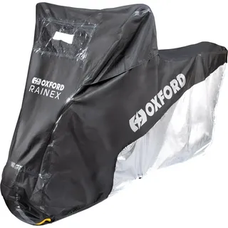 Oxford Rainex Abdeckplane, wasserdicht - Schwarz/Grau / S