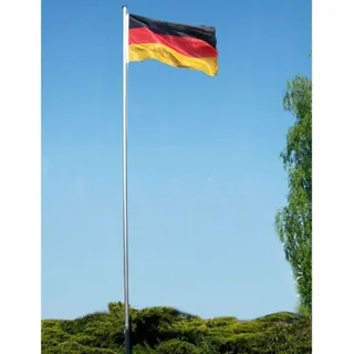 Benelando 6,2 Meter Fahnenmast mit Flagge Seilzug Bodenhülse Flaggenmast Fahnenstange