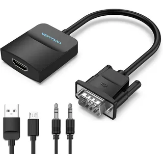 Vention VGA-auf-HDMI-Adapter 1 m Schwarz