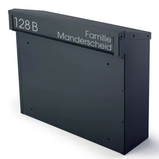 Safepost 925 Zaunbriefkasten, rückseitige Entnahme & individuelle Beschriftung