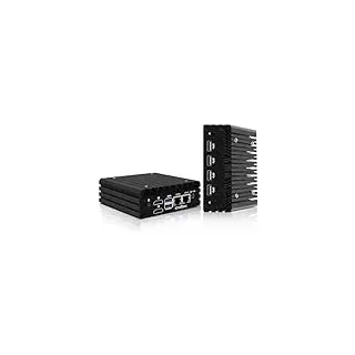 CWWK X86-P6 N150 Mini PC Fanless (Upgraded N100), Firewall Appliance Mini Computer, 2 x i226-V 2.5GbE LAN, OPNsense Micro PC DDR5 32GB RAM 1TB NVMe SSD, 2-Display (4 x USB2.0)