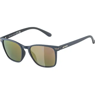 Alpina Yefe (POL) - Polarisierende Sonnenbrille für Damen und Herren, kontrastverstärkend, UV400 Schutz gegen Blendeffekte, Blue Matt - Einheitsgröße