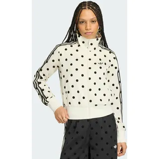 adidas Satin Polka Dots Track Top Beige S