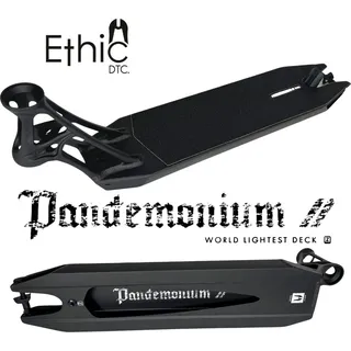 Ethic DTC Pandemonium V2 Stunt-Scooter Deck Schwarz Matt 540mm