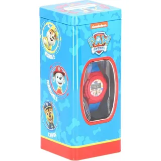 Paw Patrol Digitaluhr 1-tlg Gehäusefarbe Blau Polyesterarmband Bunt onesize