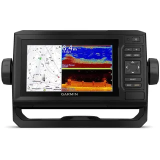Garmin ECHOMAP UHD 62Cv, 15,2 cm Keyed Chartplotter mit weltweiter Grundkarte und GT24UHD-TM Wandler