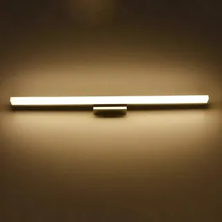 SJUN LED Badlampe Badleuchte Spiegellampe Spiegelleuchte Bad Leuchte Wandlampe Kaltweiß/Warmweiß Badezimmerlampe Badlampe Spiegel Wand Schminklicht 40~150cm (150CM warmes Licht)