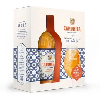 Canonita De Mallorca Set mit Glas - Aperitivo de Naranjas -...