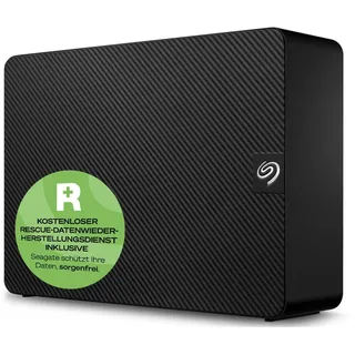 Seagate Expansion Desktop Externe Festplatte, 3.5 Zoll, USB 3.0, PC & Notebook, inkl. Data Rescue Service (STKP24000400)