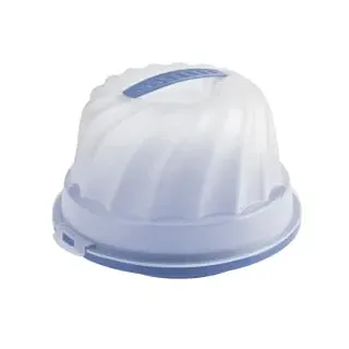 Rotho Kuchenbehälter Gugelhupf FRESH Horizon Blue