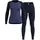 Langarm-basisschicht-set Blau XL