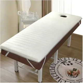 GDDUOYUE Wimpern Liege Matratze Faltbare Massageliegen-Matratze mit Memory-Schaum – Weiche, Atmungsaktive und rutschfeste Auflage für Kosmetik- und Spa-Liegen,Style 2,190×80cm