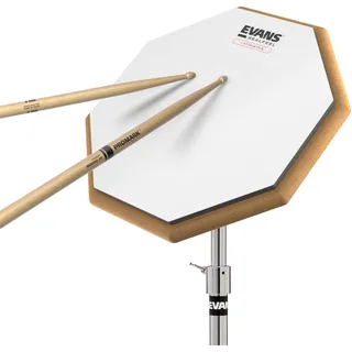 Evans RealFeel Attacktile 10 Zoll | RealFeel Übungspads bieten realistisches Stockgefühl, leises Üben, robuste Konstruktion und gleichmäßigen Rebound.