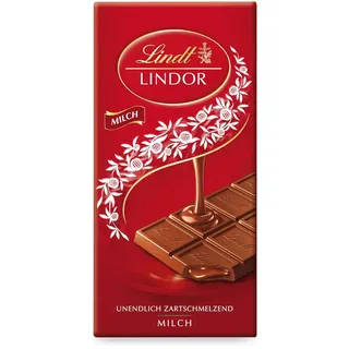 Lindt LINDOR Milch Tafel Vollmilch Schokolade 100g