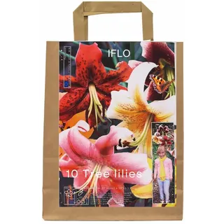 IFLO® Baumlilien Mix Lilienzwiebeln winterhart mehrjährig duftende Riesenlilien für Garten & Balkon Blumenzwiebeln Geschenkset 10 Stück
