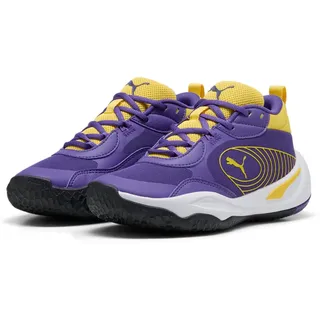 Puma Playmaker Pro Basketballschuhe, Kinder 09 - team violet/pelé yellow 37.5