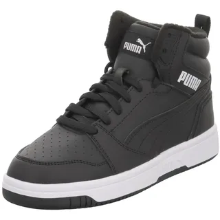 Puma Rebound V6 Mid Winterized Sneaker Kinder 01 black/white 37