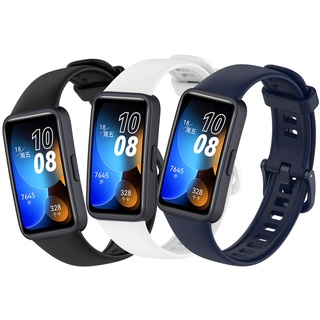 MIJOBS 3PCS Armbänder Kompatibel mit Huawei Band 8 & Huawei Band 9 Ersatzband für Huawei Band 8/9 Armband Huawei Band 8/9 NFC Sport Armband Silikon Uhrenarmband Schnellverschluss Band