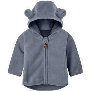 NAME IT Unisex Nbnmeeko Jacket Solid, Flint Stone, Numeric_74 - 74