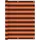 120 x 500 cm Orange/Braun Aluminium