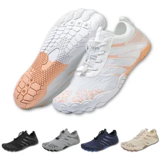 dotales Flowstep Barfußschuhe Rosa/Weiß 38