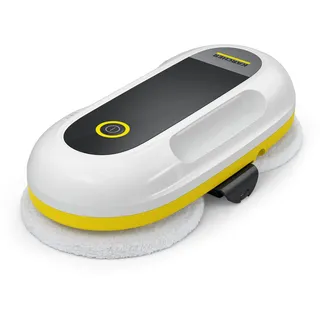 KÄRCHER Fensterputzroboter RCW 2 Extra+, automatische Fensterreinigung, mit Sicherungsseil und Notversorgungs-Akku, 3 min/m2, Tank: 70 ml, 5 Reinigungsmodi, Kabel: 5 m, 6 Paar Wischbezüge