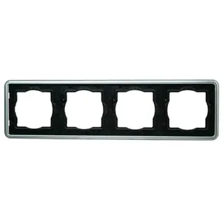 Kopp Abdeckrahmen 4-fach Vision stahl