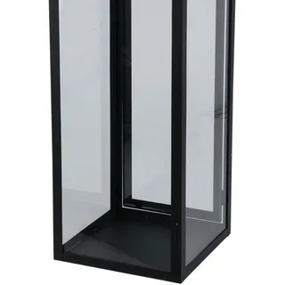 Mojawo 2tlg Metall Laternen Set Schwarz H40cm-MMC8155
