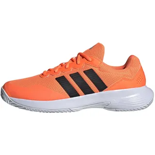 adidas Gamecourt 2 Tennis Shoes, Lucid Orange/core Black/Silver met., 44
