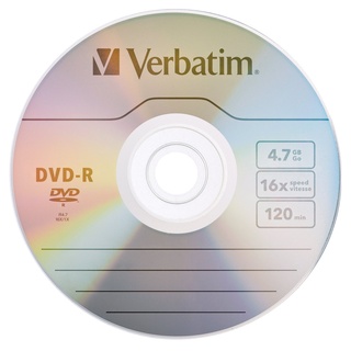 Verbatim DVD-R 16 x 4,7 GB DVD-R 50 Stück(e) - DVD+RW Rohlinge (4,7 GB, DVD-R, 50 Stück(e), 120 min, 16x)